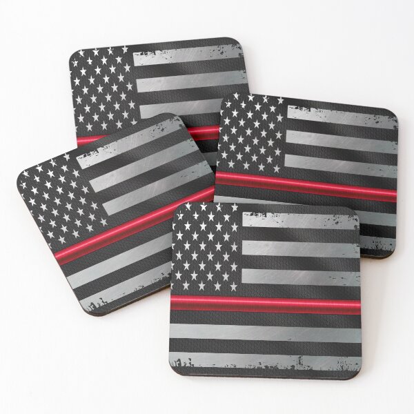 Item preview, Thin Red Line American Flag Firefighter Support designed and sold by artistwill.