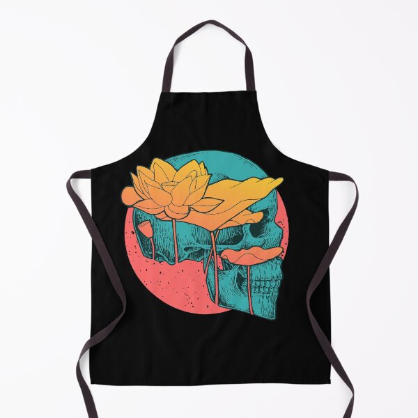 Item preview, Memento mori - Skull Profile in Flowers designed and sold by Thechillfactor.