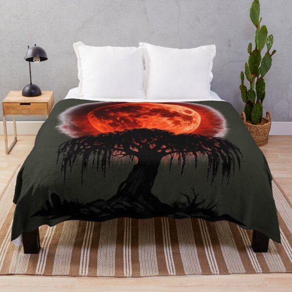 Item preview, Blood Moon Over the Weeping Tree designed and sold by Mouraludia.