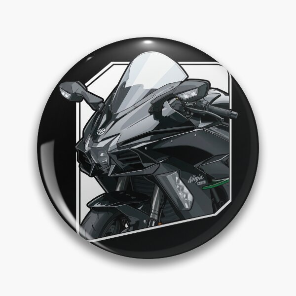 Item preview, Kawasaki H2 – Supercharged Motorcycle Vector Artwork designed and sold by enzoade.