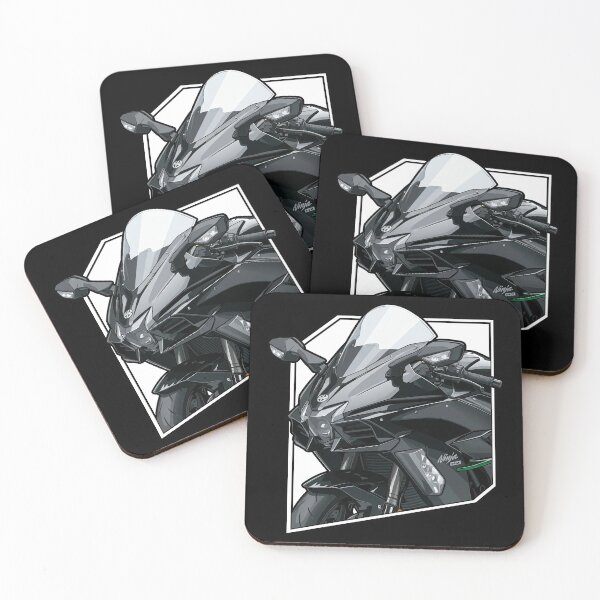 Item preview, Kawasaki H2 – Supercharged Motorcycle Vector Artwork designed and sold by enzoade.