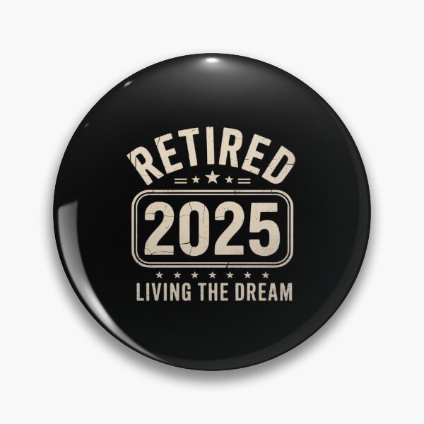 Item preview, Retired 2025 Living The Dream Retirement Beach designed and sold by FadeOfThrone.