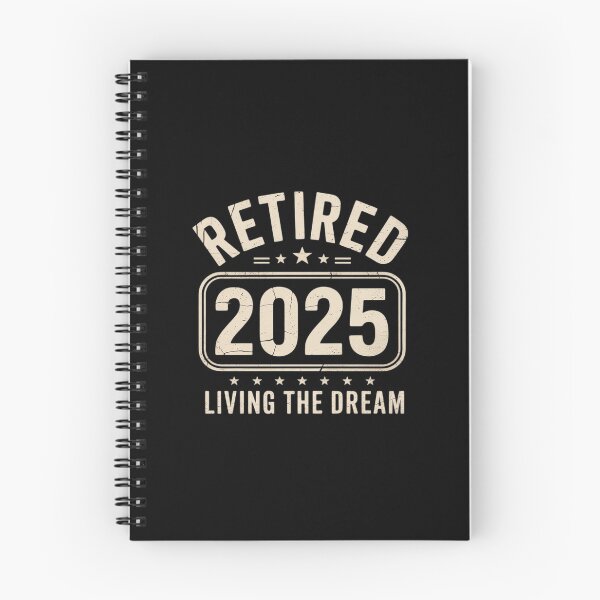 Item preview, Retired 2025 Living The Dream Retirement Beach designed and sold by FadeOfThrone.
