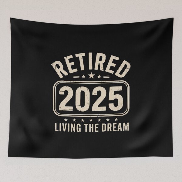 Item preview, Retired 2025 Living The Dream Retirement Beach designed and sold by FadeOfThrone.