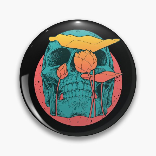 Item preview, Smell the flowers Skull - Memento mori designed and sold by Thechillfactor.