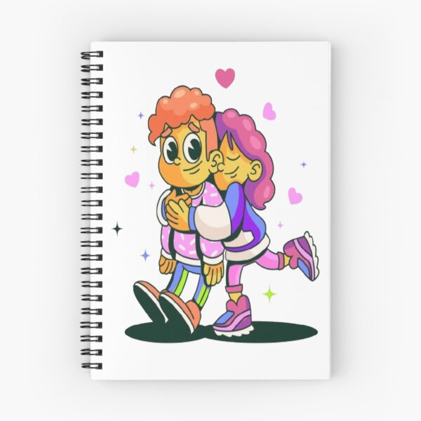 Item preview, Cute Cartoon Kids Hugging – Wholesome Love & Friendship Illustration designed and sold by ZentraVibe.