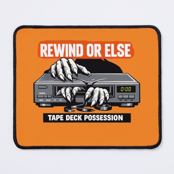 Item preview, REWIND OR ELSE: Tape Deck Possession designed and sold by Rare Plus Apparel!.