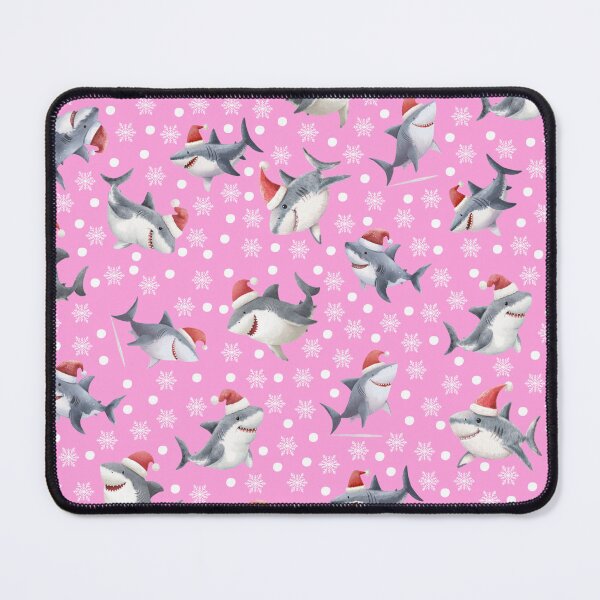 Item preview, Christmas Sharks & Snowflakes on Pink designed and sold by KSimpson838.