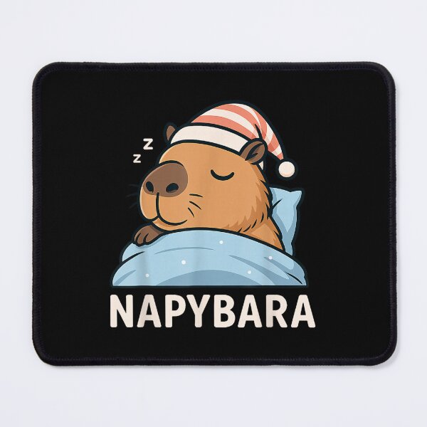 Item preview, Sleeping Capybara Napybara Sleepshirt Pajamas Art for Men Women Kids , Capybara Gift Lover designed and sold by DZIRI NAJAT.