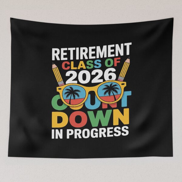 Item preview, Womens Retirement Class Of 2026 Count Down Progress Retired Teacher designed and sold by MarryIsMonth.