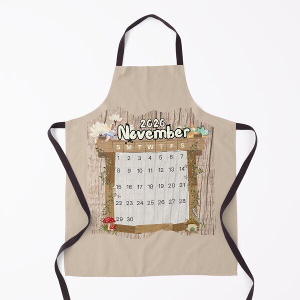 Item preview, November 2026 Monthly Calendar Fairy Garden Design designed and sold by iRenza.