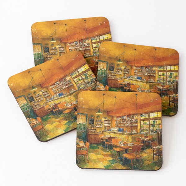 Item preview, Golden Morning at the Vintage Café#5 designed and sold by Helios Be. Lavsh.