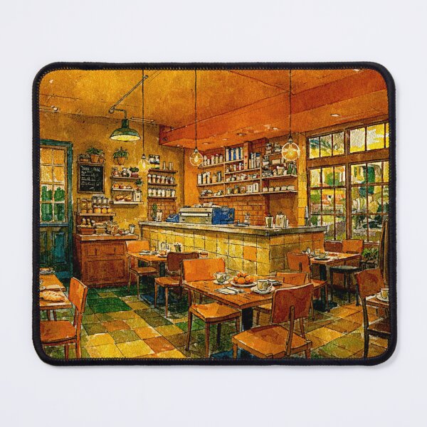 Item preview, Golden Morning at the Vintage Café#5 designed and sold by Helios Be. Lavsh.