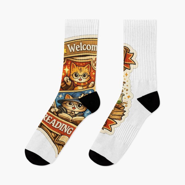 Item preview, Reading Academy Cats Crest Bookish Sticker designed and sold by Chytanka.