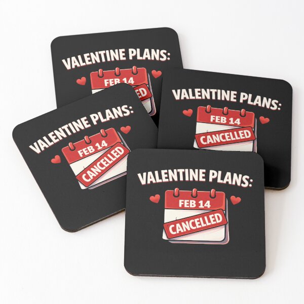 Item preview, Valentine Plans Cancelled Funny Calendar Art designed and sold by MORIANZPOD.