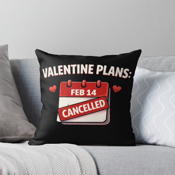 Item preview, Valentine Plans Cancelled Funny Calendar Art designed and sold by MORIANZPOD.