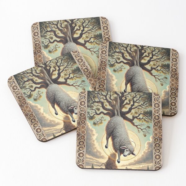 Item preview, Sheepism Tarot – The Hanged Man designed and sold by Thpoar.