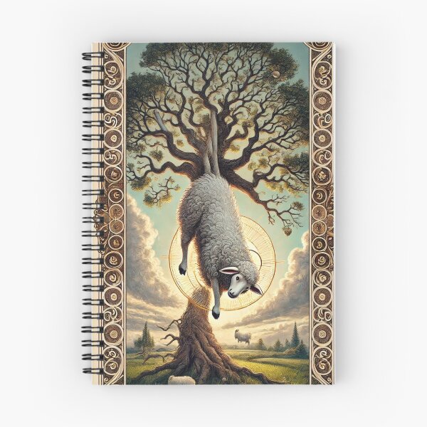 Item preview, Sheepism Tarot – The Hanged Man designed and sold by Thpoar.