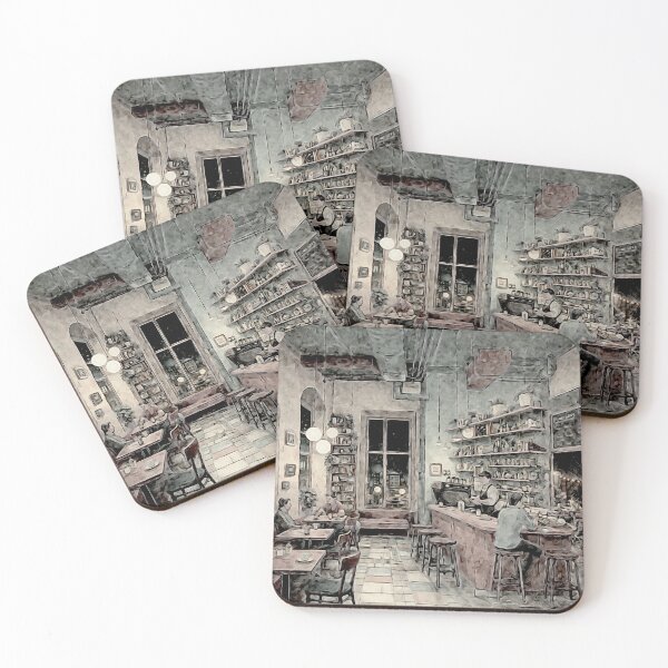 Item preview, Golden Morning at the Vintage Café#6 designed and sold by Helios Be. Lavsh.