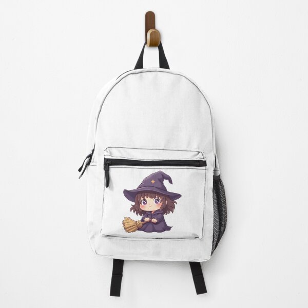 Item preview, Cute Witch on Broom – Cozy Spooky Fantasy Sticker designed and sold by santi-ia.