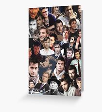 David Tennant Collage Greeting Card
