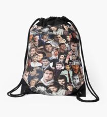 David Tennant Collage Drawstring Bag