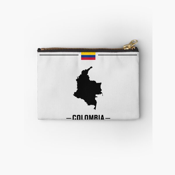Item preview, Colombia Pride - Classic Minimalist Map and Flag Silhouette designed and sold by mashmosh.