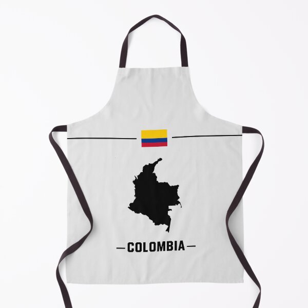 Item preview, Colombia Pride - Classic Minimalist Map and Flag Silhouette designed and sold by mashmosh.