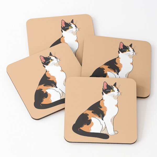 Item preview, Calico Cat with Heterochromatic Eyes, Calico Cat Lovers, Calico Cat Mom designed and sold by xiao xuans.