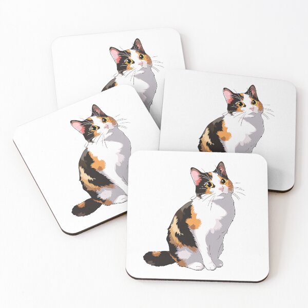 Item preview, Calico Cat Portrait, With Bright Eyes. designed and sold by xiao xuans.
