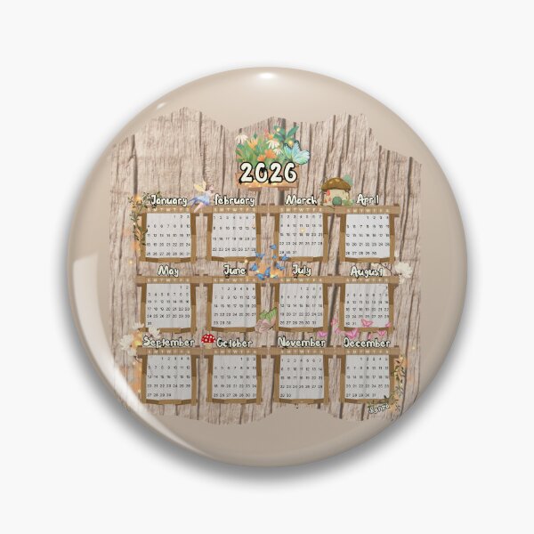 Item preview, 2026 Yearly Calendar Fairy Garden Design designed and sold by iRenza.