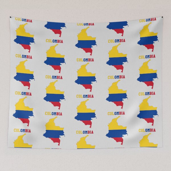 Item preview, Colombia Flag Map - Colombian Pride Heritage Graphic designed and sold by mashmosh.