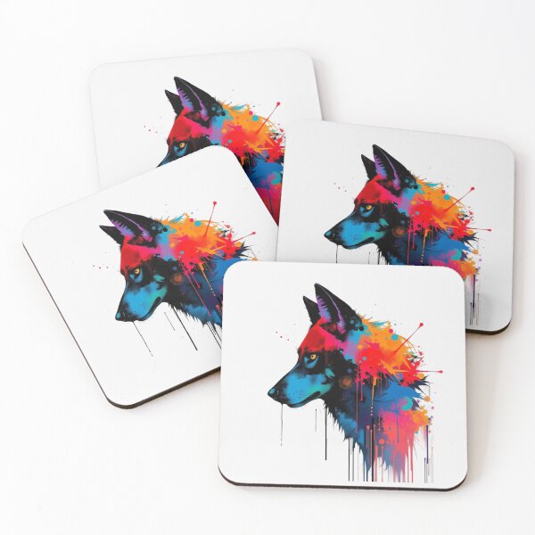 Item preview, Painted Wolf designed and sold by Planetporridge.