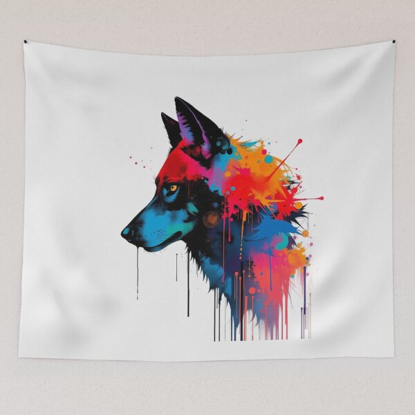 Item preview, Painted Wolf designed and sold by Planetporridge.