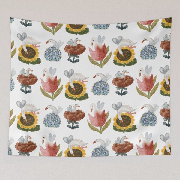 Item preview, Fairy Ducklings – Hand-Drawn Crayon Illustration Set designed and sold by Dormitria.