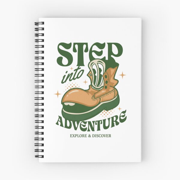 Item preview, Step into Adventure Hiking Boot — Retro Explore and Discover Outdoor Illustration designed and sold by Colorful-Garden.