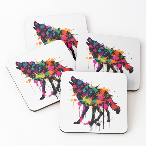 Item preview, Painted Wolf Artwork designed and sold by Planetporridge.