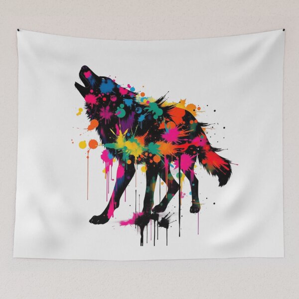 Item preview, Painted Wolf Artwork designed and sold by Planetporridge.