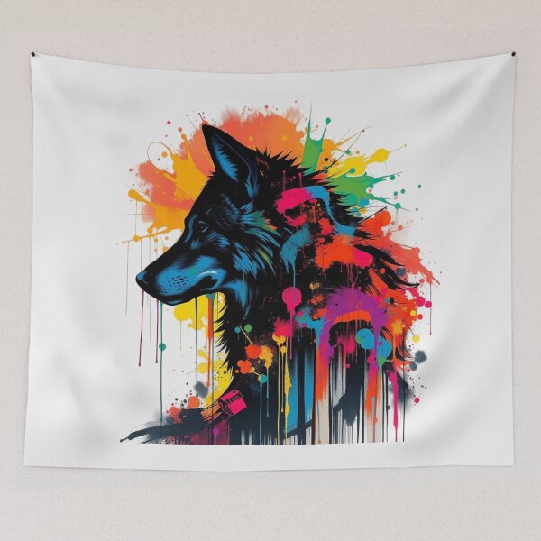 Item preview, Painted Wolf Art designed and sold by Planetporridge.