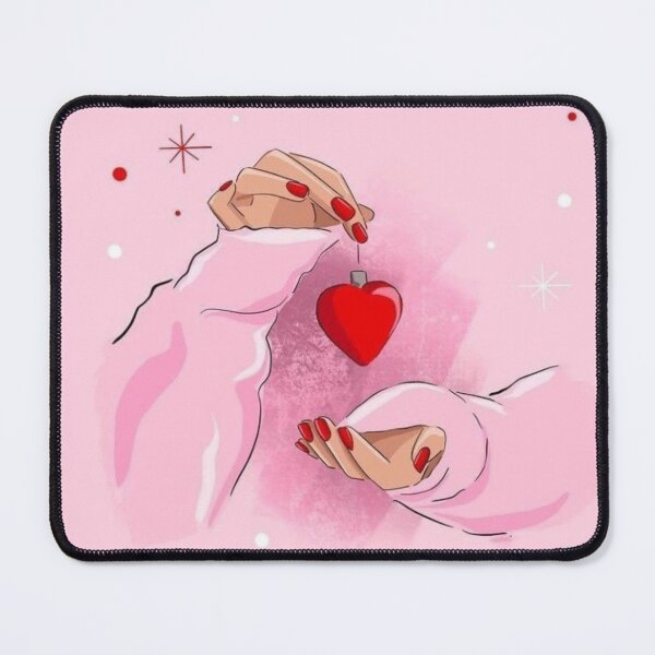 Item preview, Kawaii Valentine Hearts with Pretty Red Nails and Pink Cozy Sweatshirt designed and sold by MakersFolly.