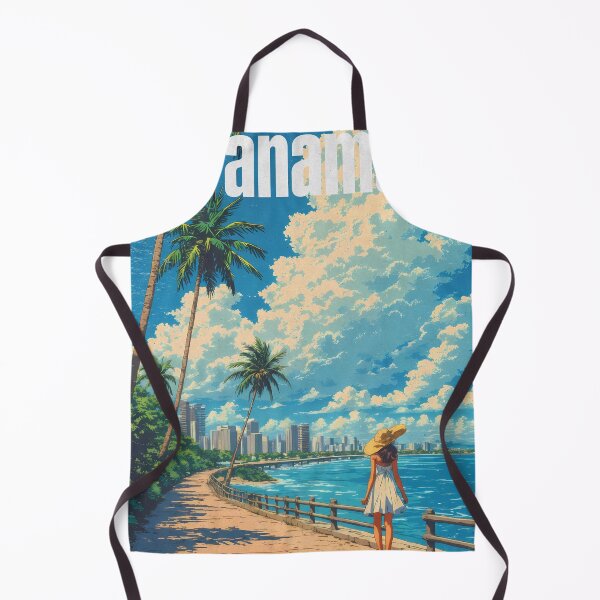 Item preview, Anime Girl Gazing at Amador Causeway in Pastel Tones designed and sold by JacksoonLester.