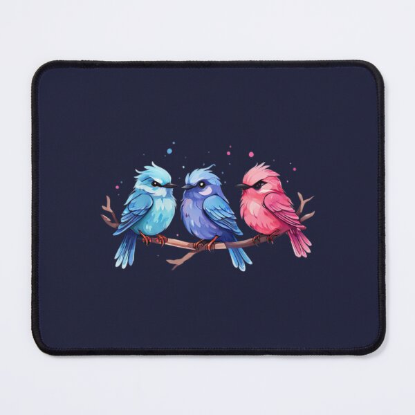 Item preview, Colorful Bird Trio designed and sold by Planetporridge.