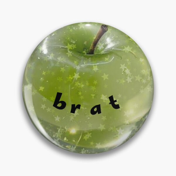 Item preview, Crystal green apple with star glitter. Brat. designed and sold by YaroshMaria.