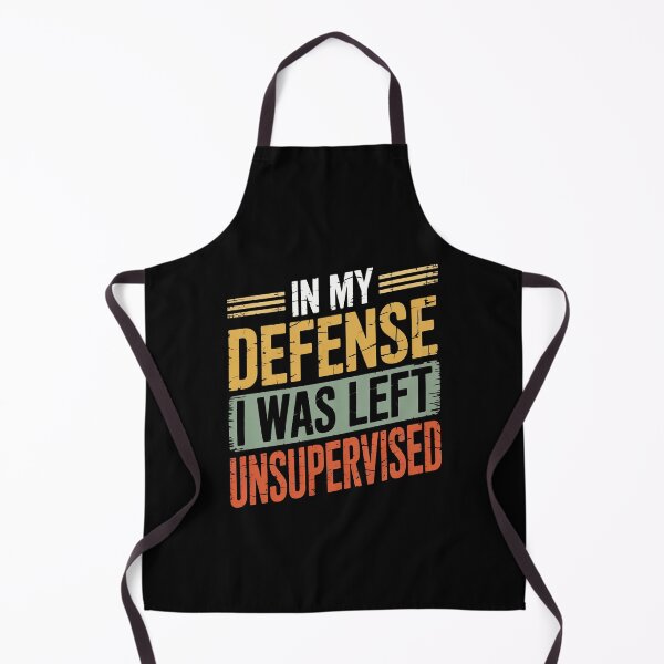 Item preview, In My Defense I Was Left Unsupervised Retro Sarcastic Quote designed and sold by flagylART.