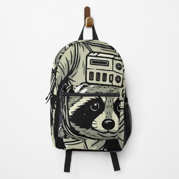 Item preview, Space Raccoon Astronaut - Cosmic Trash Panda Explorer designed and sold by Maesa Studio.