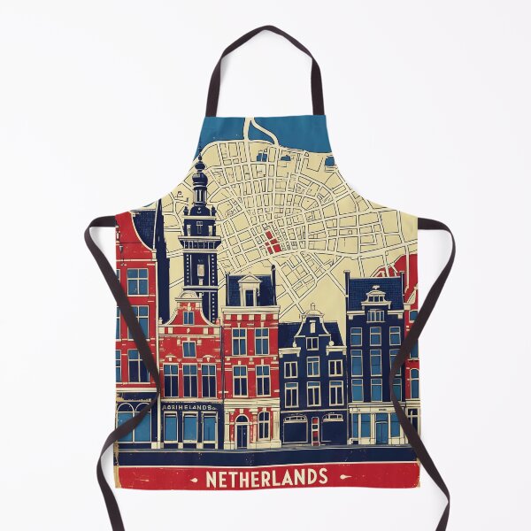Item preview, Almere Stad Netherlands 1950s Vintage Travel Tourism designed and sold by TravelersGems.