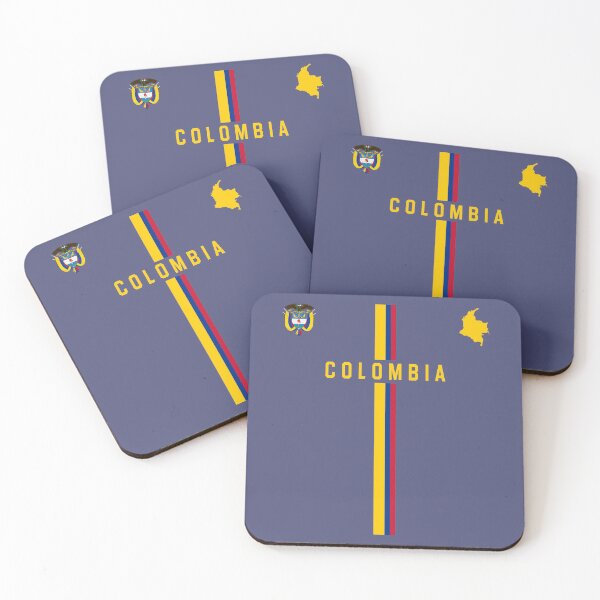 Item preview, Colombia Pride, Minimalist National Flag & Map Design designed and sold by mashmosh.