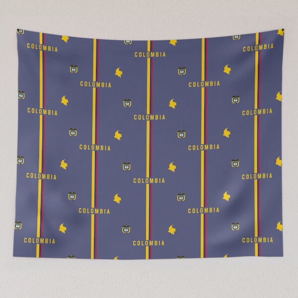 Item preview, Colombia Pride, Minimalist National Flag & Map Design designed and sold by mashmosh.