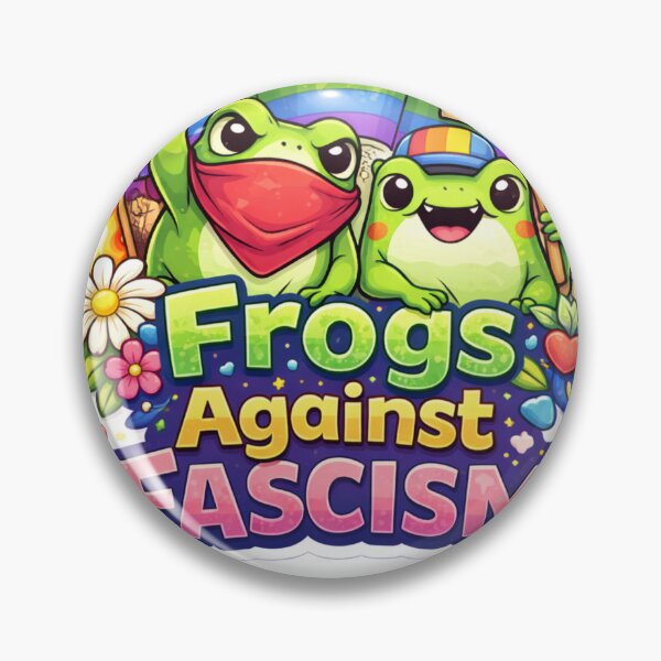 Item preview, Frogs Against Fascism Sticker designed and sold by Bigeasy22441.