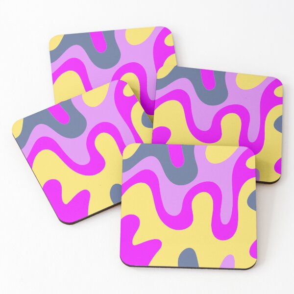 Item preview, Retro Bright Cool Flowing Lines designed and sold by Lovemountain.